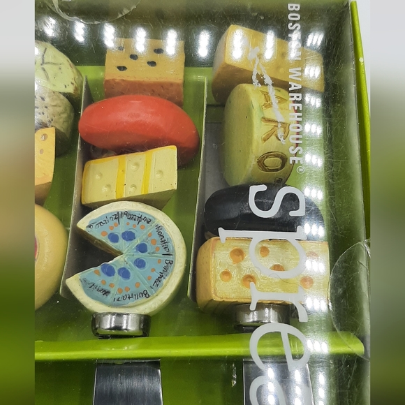 Set of 8 Boston Warehouse Stainless Block Cheese Jam Knife Spreaders New In Box - Picture 5 of 6